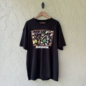 Nickelodeon Rue 21 XL Black Rugrats 100% Cotton Short Sleeve T-Shirt Tee Top NWT